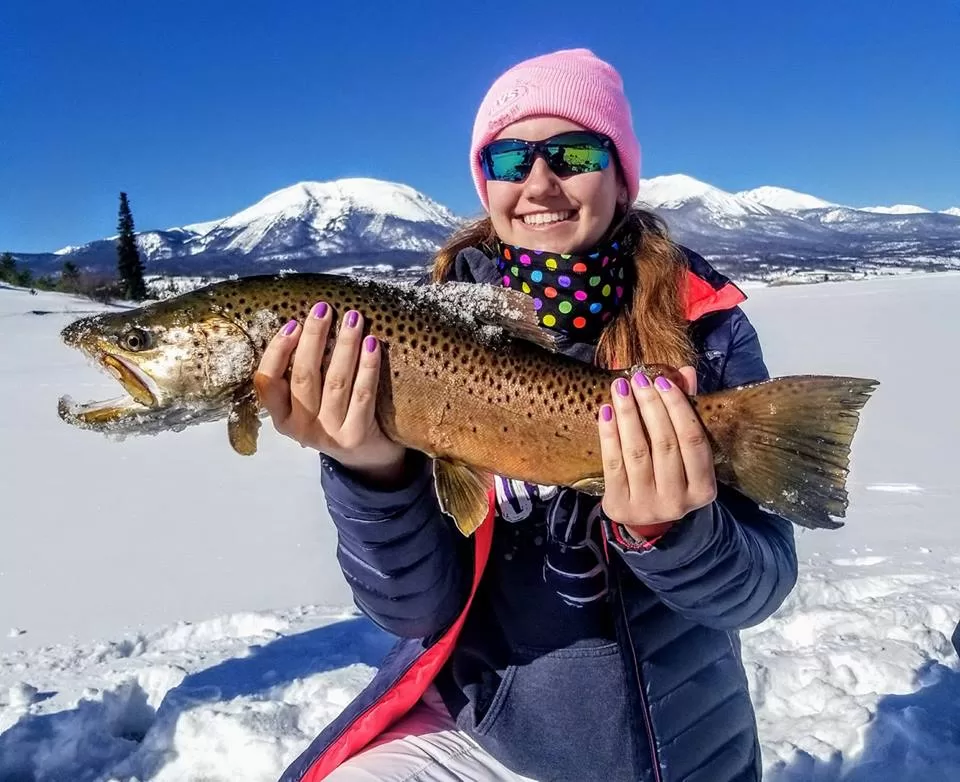 ice fishing Lake Dillon